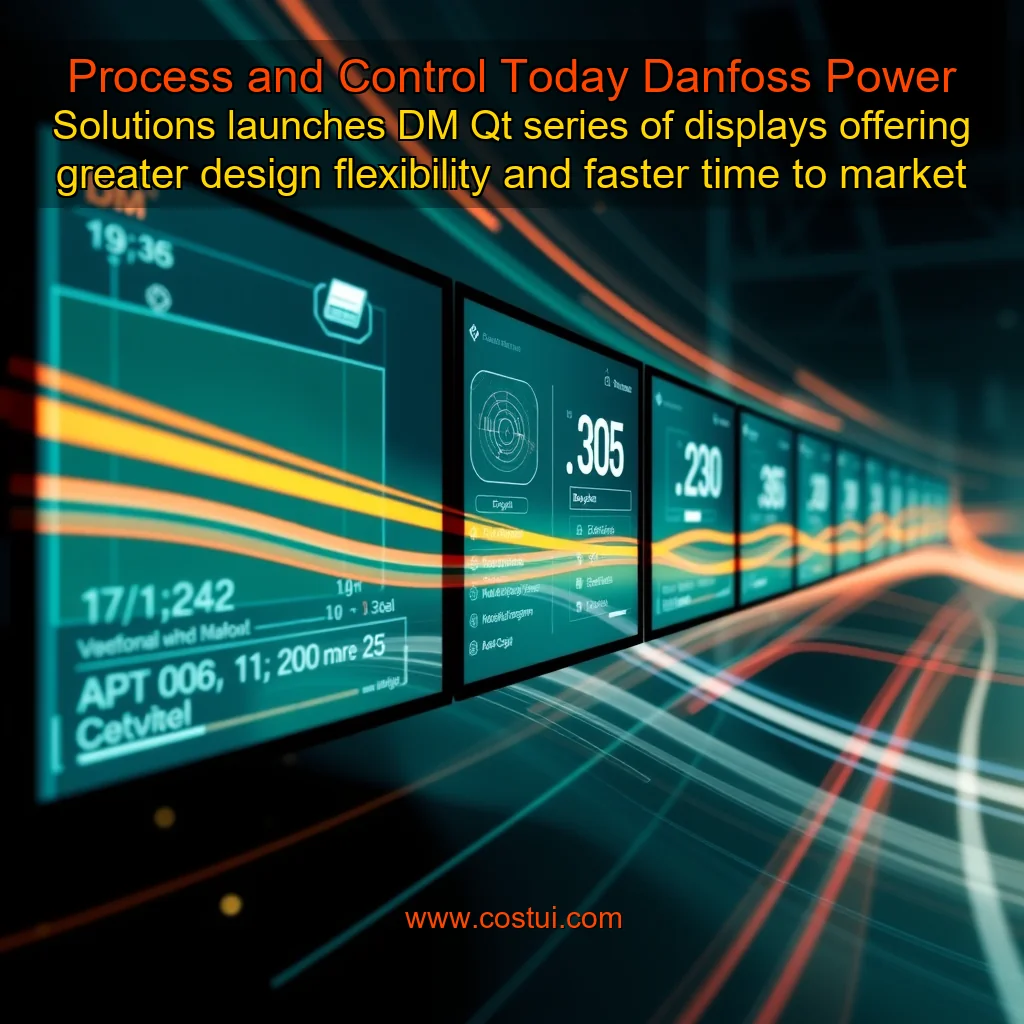 Read more about the article Process and Control Today  Danfoss Power Solutions launches DM  Qt series of displays  offering greater design flexibility and faster time to market