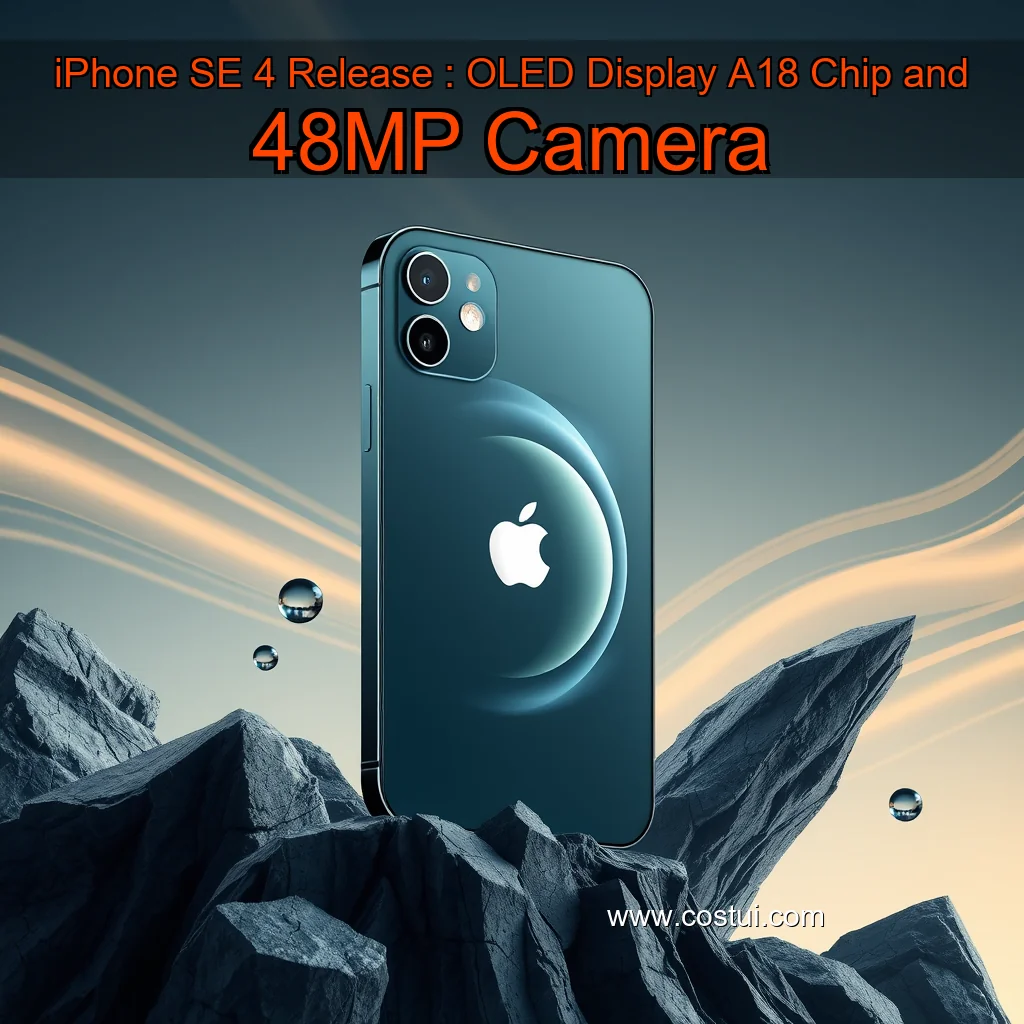 Read more about the article iPhone SE 4 Release : OLED Display  A18 Chip  and 48MP Camera