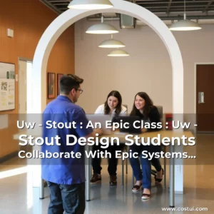 Artistic representation for Uw - Stout : An Epic Class : Uw - Stout Design Students Collaborate With Epic Systems To Improve Ux In Healthcare Software , Apps, And More.!
