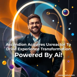 Artistic representation for Ascendion Acquires Uxreactor To Drive Experience Transformation Powered By Ai!