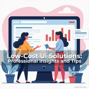 Artistic representation for Low-Cost Ui Solutions: Professional Insights and Tips