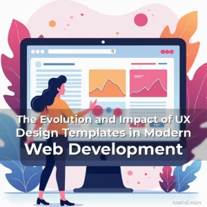Artistic representation for The Evolution and Impact of UX Design Templates in Modern Web Development