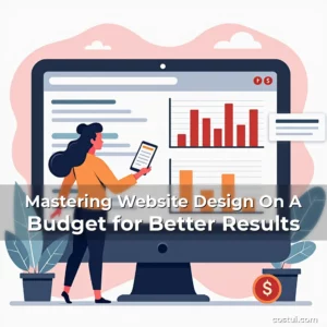 Artistic representation for Mastering Website Design On A Budget for Better Results