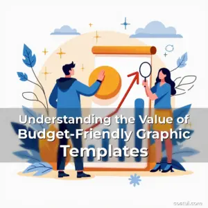 Artistic representation for Understanding the Value of Budget-Friendly Graphic Templates