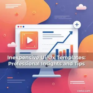 Artistic representation for Inexpensive Ui/Ux Templates: Professional Insights and Tips